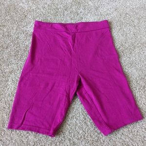 Fuchsia wild fable biker shorts